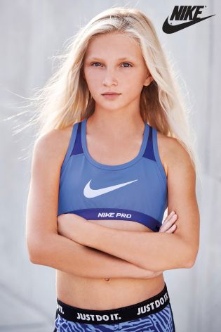 Purple Nike Pro Bra